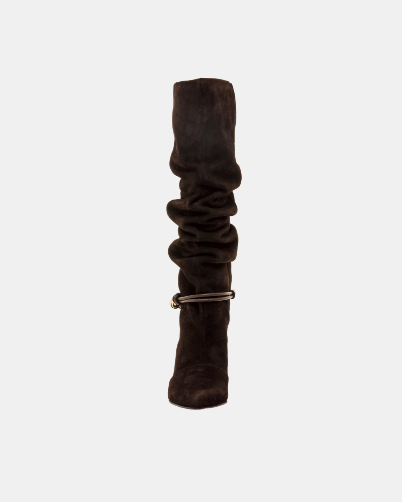 Botas Altas de Mulher MUSTANG Castanhas 55992