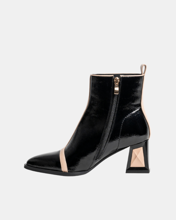 Botins Baixos Mulher RockAway Pretos 84658