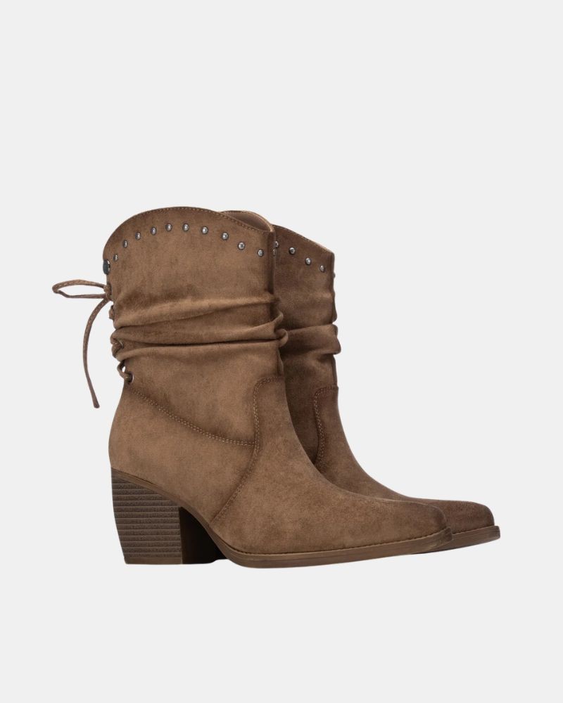 Botins Altos Mulher REFRESH Taupe 176255