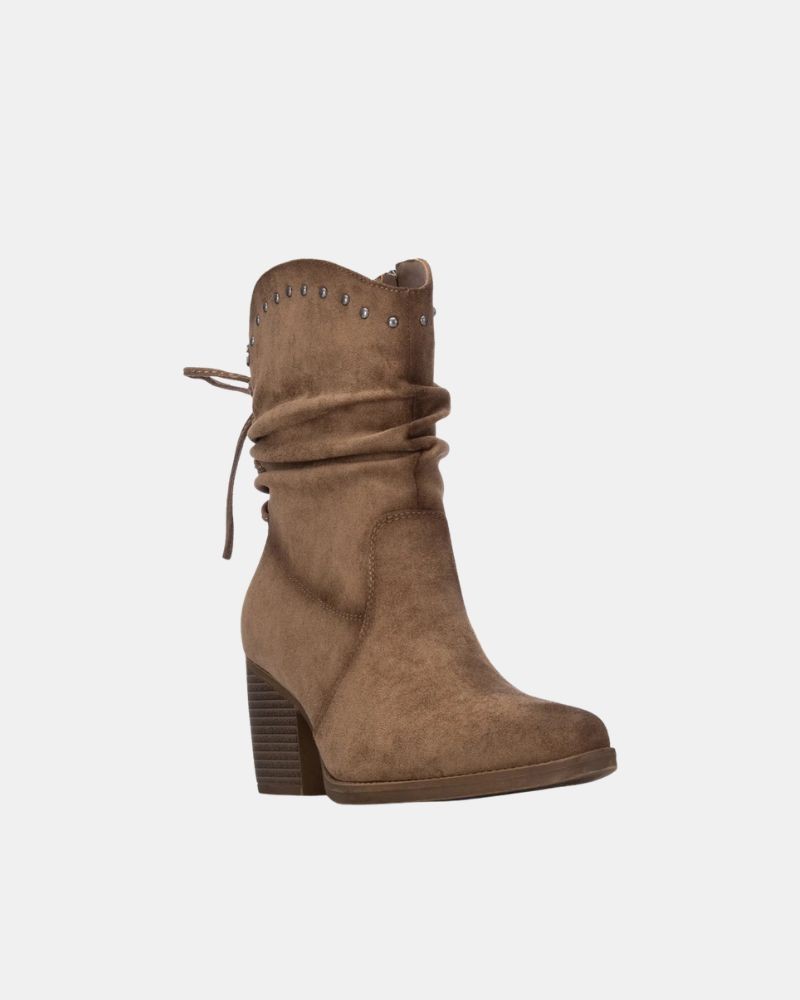 Botins Altos Mulher REFRESH Taupe 176255