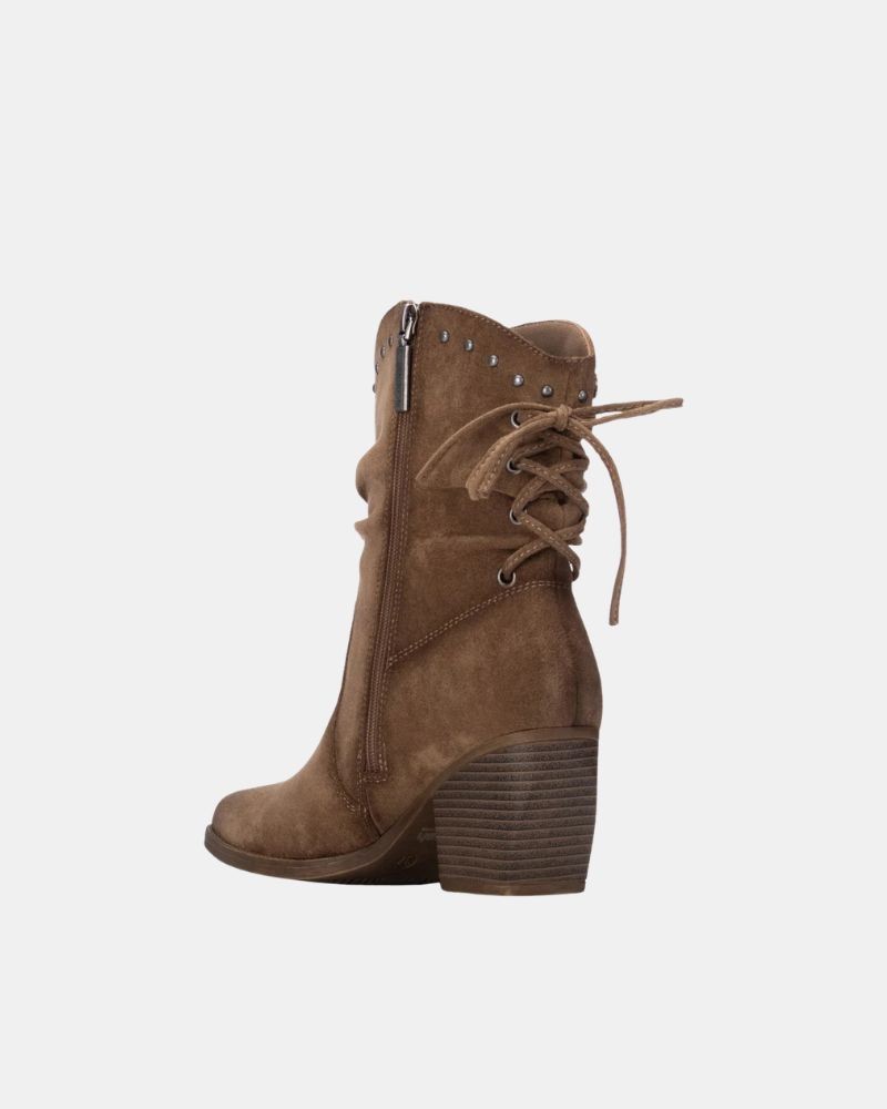 Botins Altos Mulher REFRESH Taupe 176255