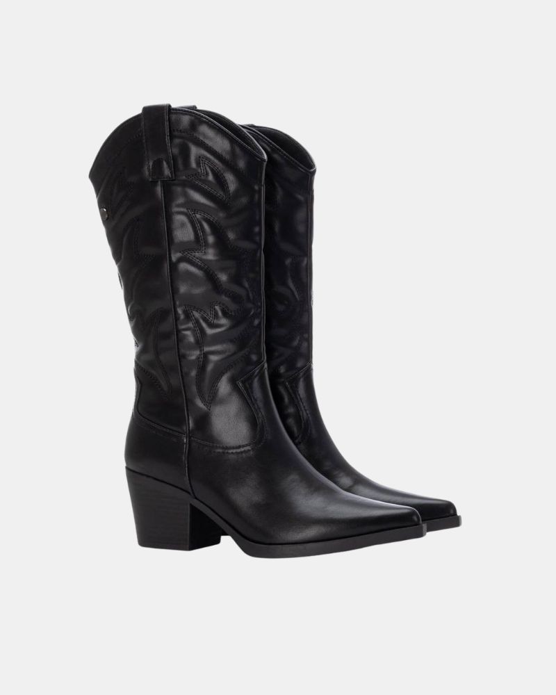 Botas Altas Cowboy Mujer XTI Negro 144306