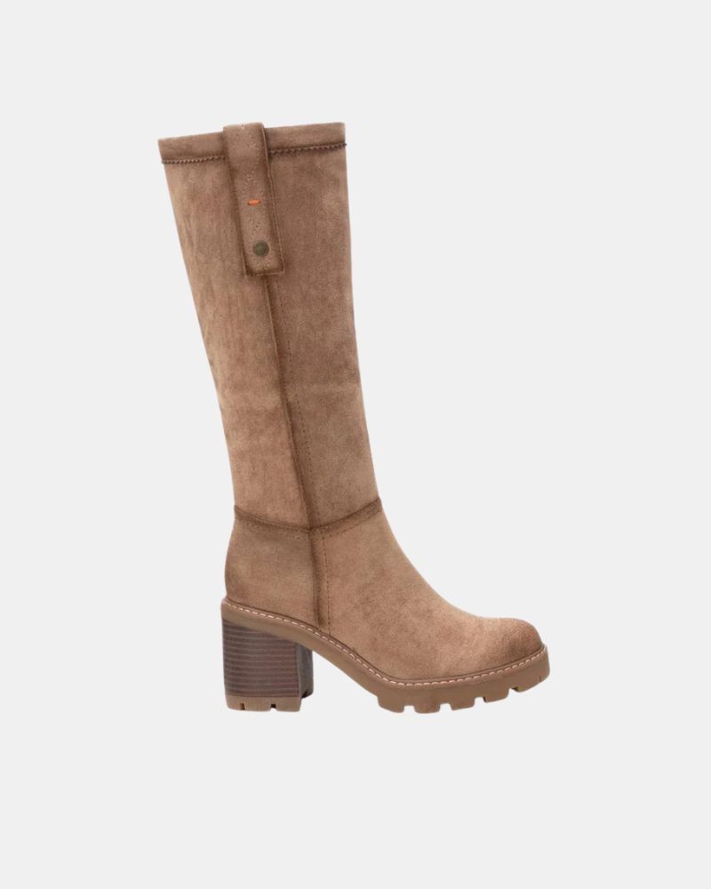 Botas Altas Mulher REFRESH Taupe 172123