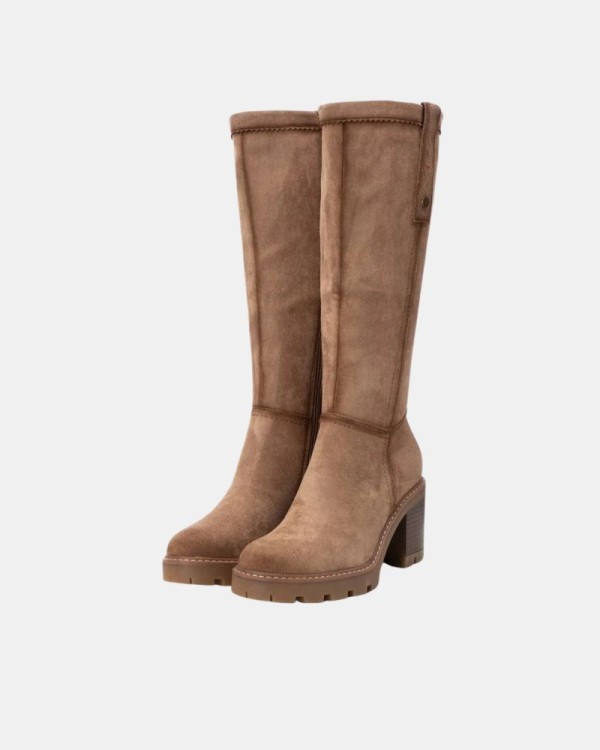 Botas Altas Mulher REFRESH Taupe 172123