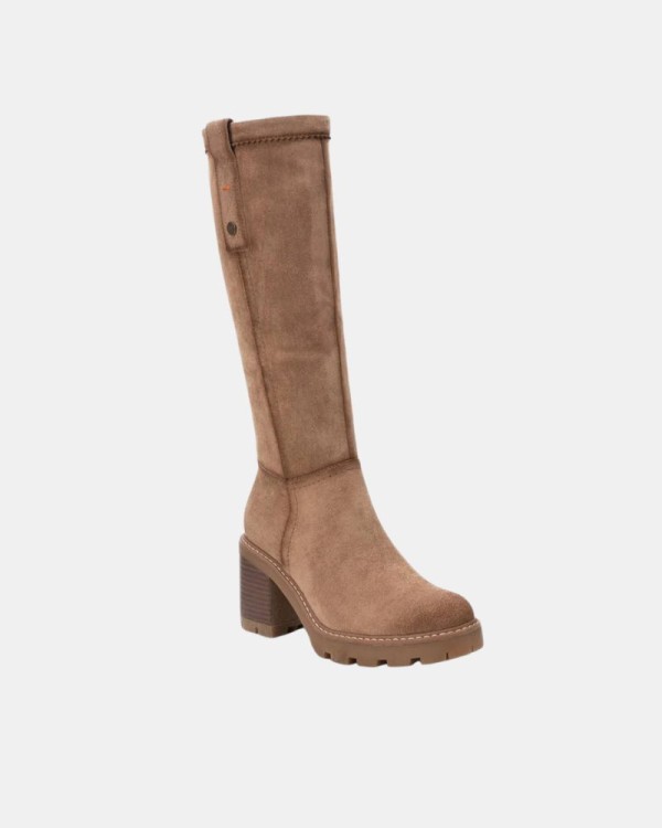 Botas Altas Mulher REFRESH Taupe 172123