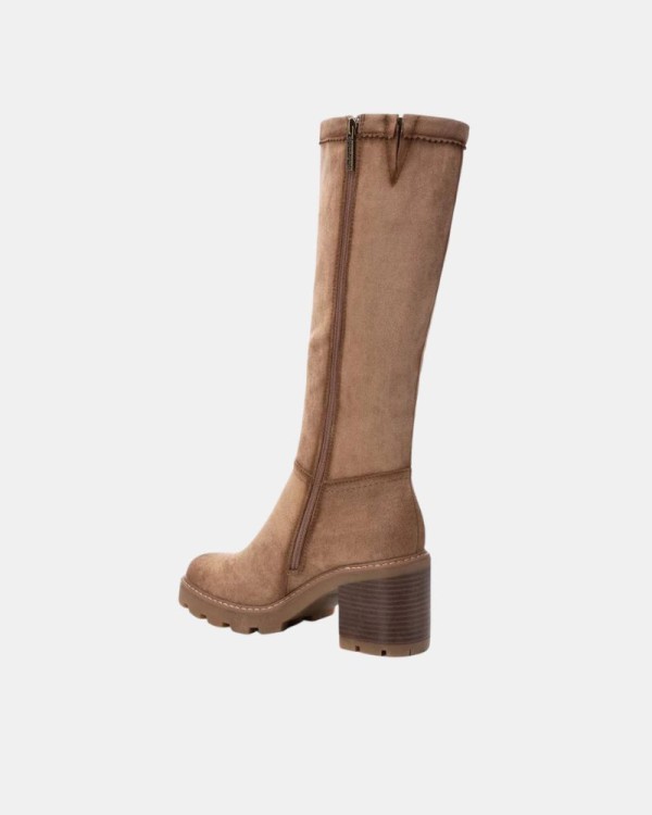 Botas Altas Mulher REFRESH Taupe 172123