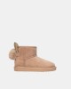 Botins infantis baixos com pelo estilo australiano XTI bege 154022