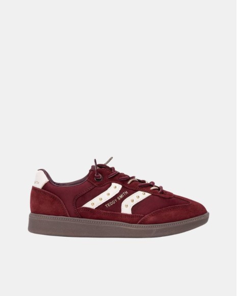 Zapatillas Bajas Mujer Teddy Smith Burdeos 121103