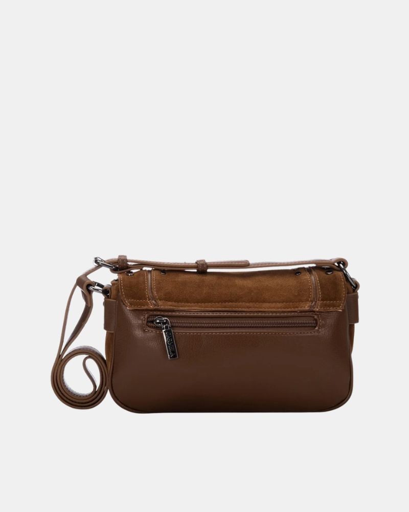Bolsas tiracolo para mulher CARMELA castanhas 186236