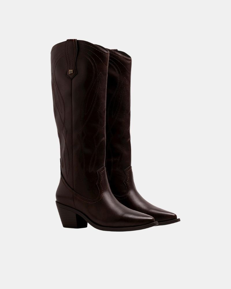 Botas Altas Cowboy Mujer MUSTANG Marrón 55349