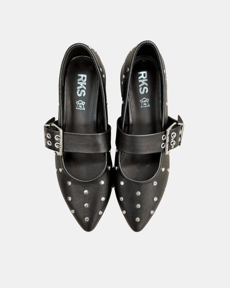 Zapatos Bailarinas Mujer RKS Negro 31831