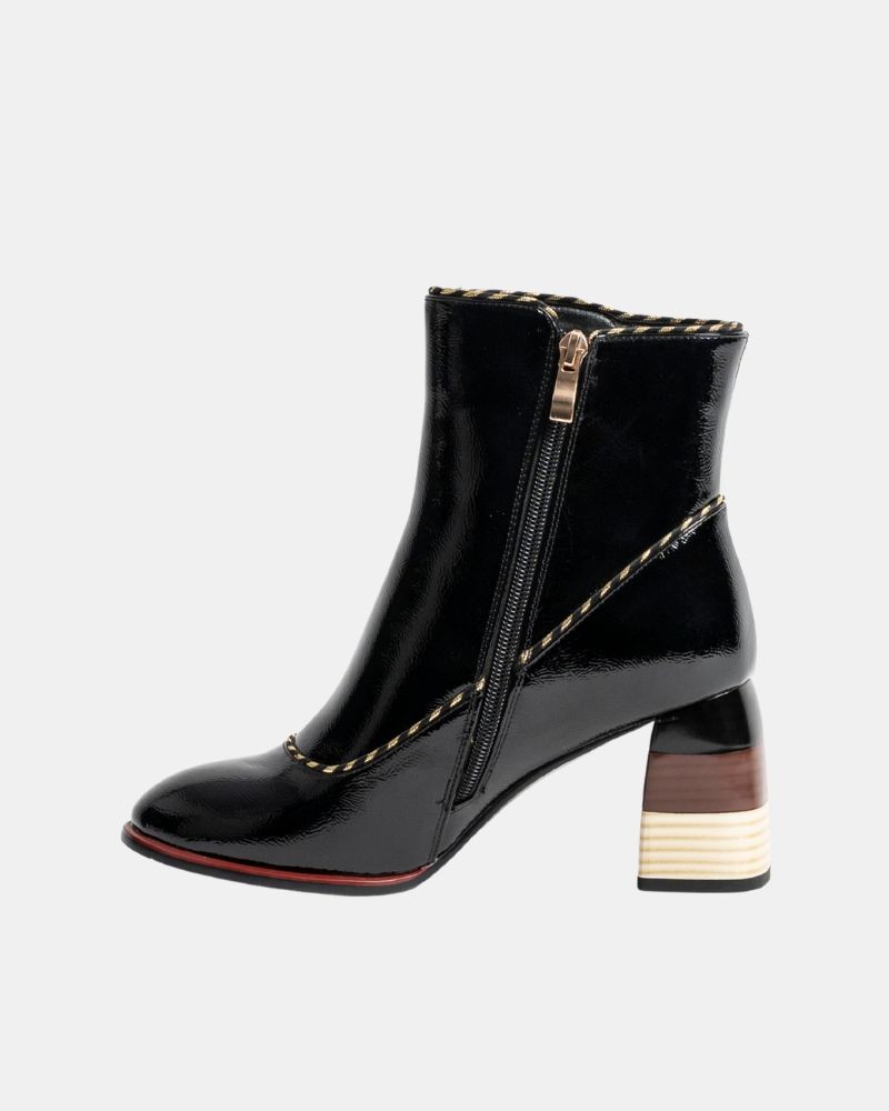 Botins Baixos Mulher RockAway Preto 84687