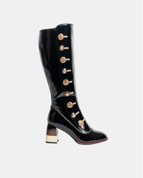 Botas Altas Mulher RockAway Pretas 84688