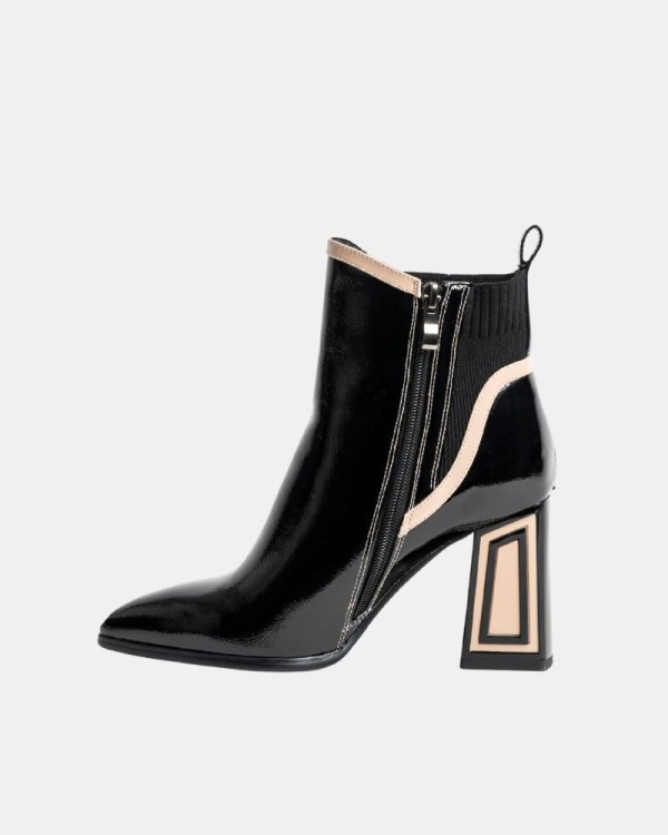 Botins Baixos Mulher RockAway Preto 84713