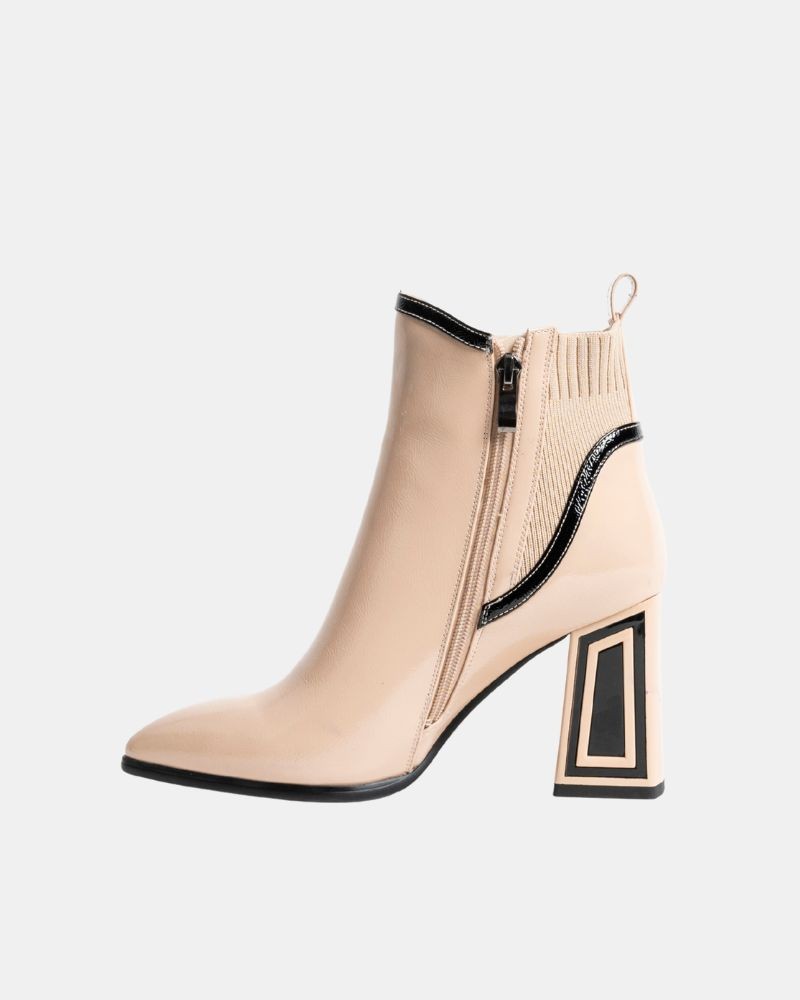 Botins Baixos Mulher RockAway Bege 84713