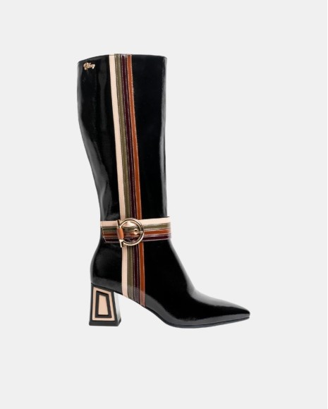 Botas Altas Mulher RockAway Pretas 84727