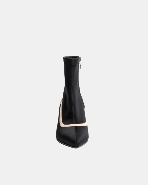 Botins Baixos Mulher RockAway Pretos 84728