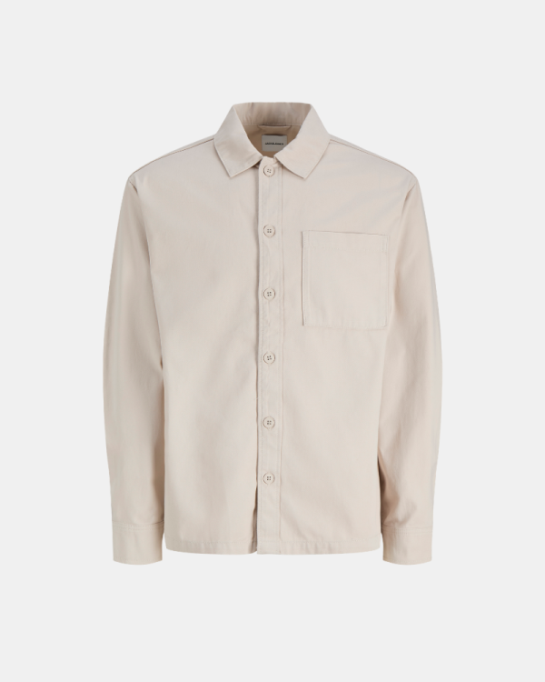 Camisas Manga larga Hombre JACK AND JONES Beige 12298582 ARCHIVE