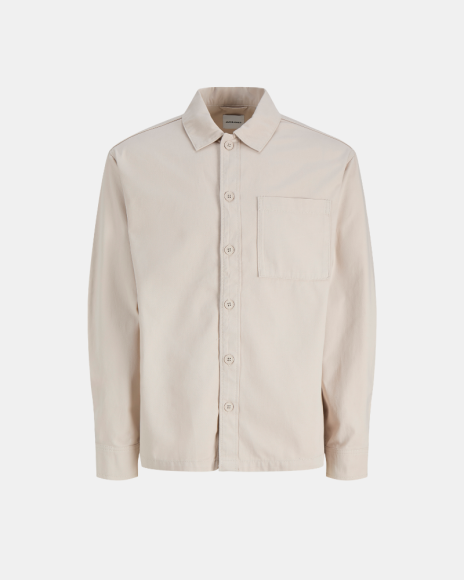 Camisas Manga larga Hombre JACK AND JONES Beige 12298582 ARCHIVE
