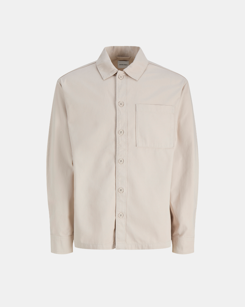 Camisas Manga larga Hombre JACK AND JONES Beige 12298582 ARCHIVE