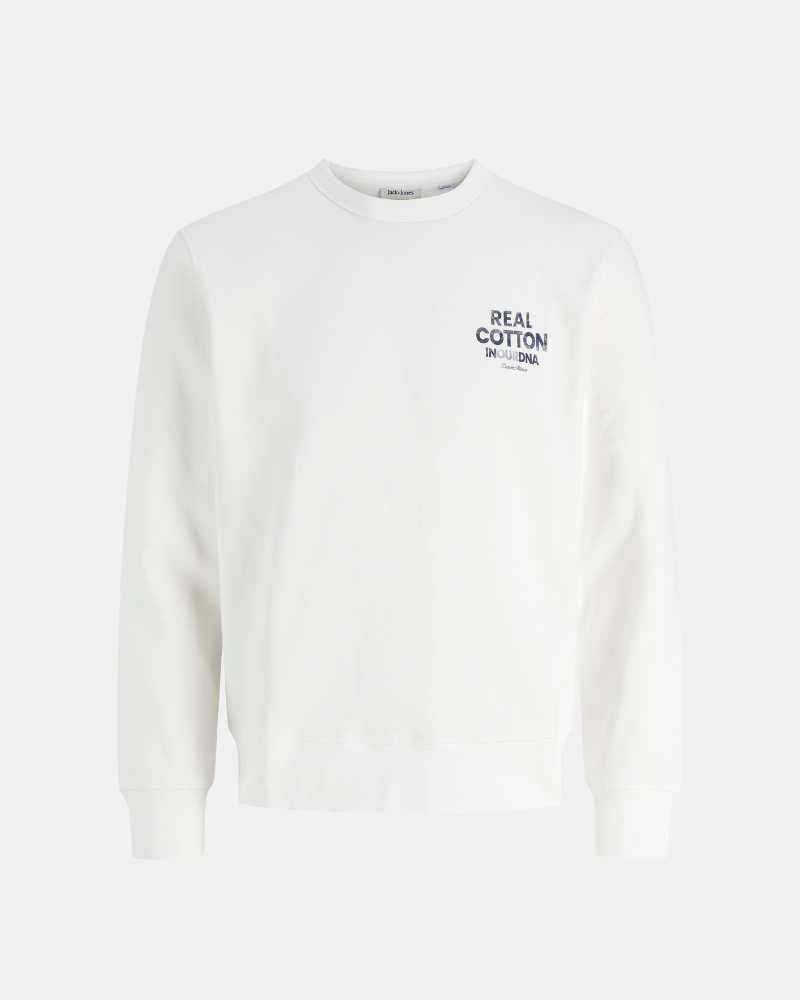 Jersey Manga larga Hombre JACK AND JONES Blanco 12299443 DOVER