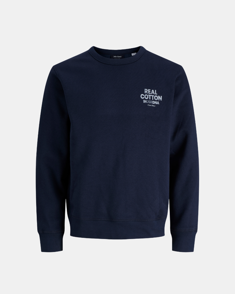 Jersey Manga larga Hombre JACK AND JONES Azul 12299443 DOVER