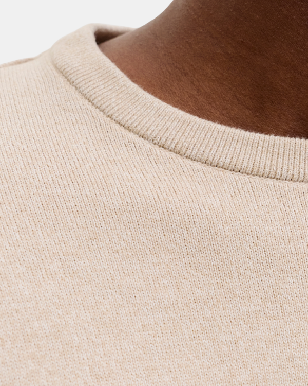 Jersey Manga larga Hombre JACK AND JONES Beige 12137190 BASIC