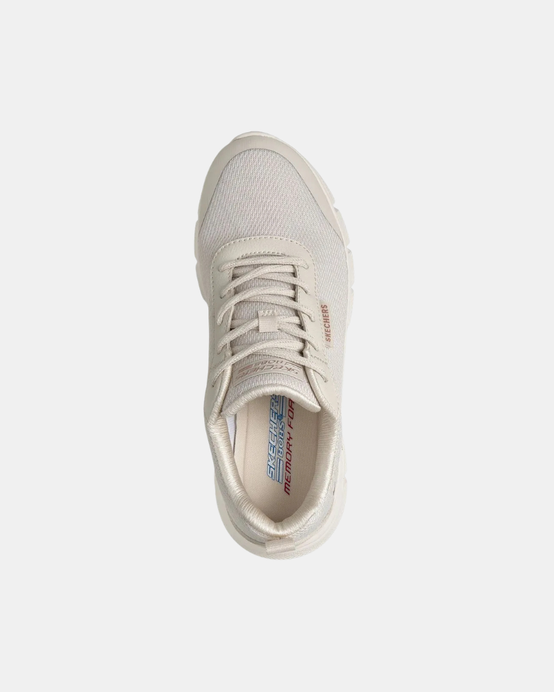 Sapatilhas Baixas Mulher SKECHERS Nude 117351 Impermeáveis