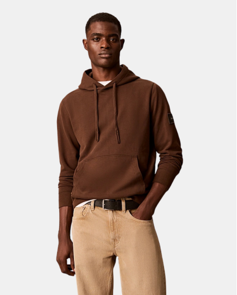 Sudaderas Hoodie Hombre CALVIN KLEIN Marrón LV04RJ201GWFM