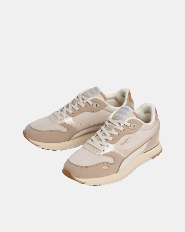 Zapatillas Bajas Mujer PEPE JEANS Beige PLS400039 BEXLEY ESSENCE W