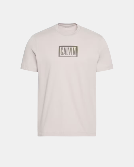 Camisetas de manga curta Homem CALVIN KLEIN Bege LV04RH818GQCF