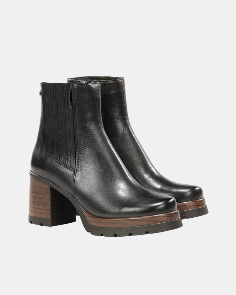 Botins Baixos Mulher DORKING Preto D9736