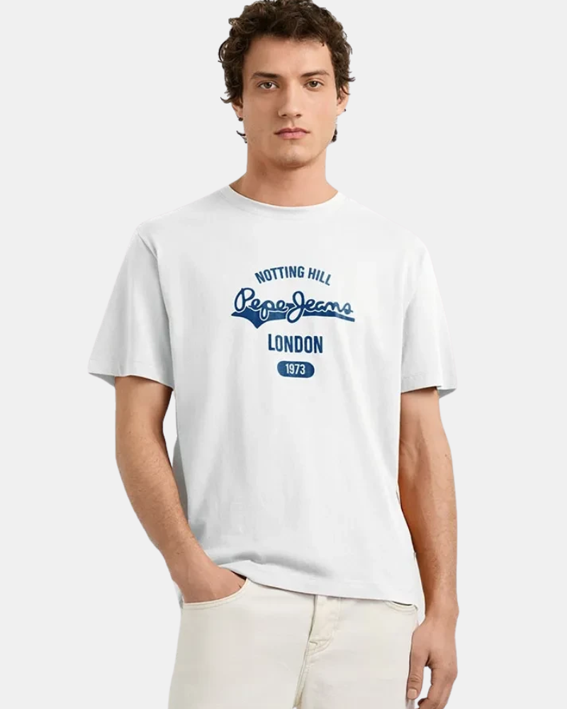 Camisetas Manga corta Hombre PEPE JEANS Blanco PM5010405 JIMMY TEE