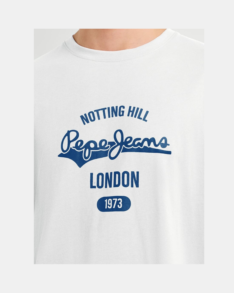 Camisetas Manga corta Hombre PEPE JEANS Blanco PM5010405 JIMMY TEE