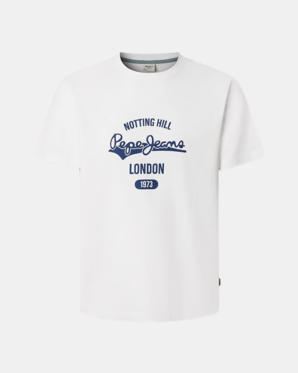 Camisetas Manga corta Hombre PEPE JEANS Blanco PM5010405 JIMMY TEE