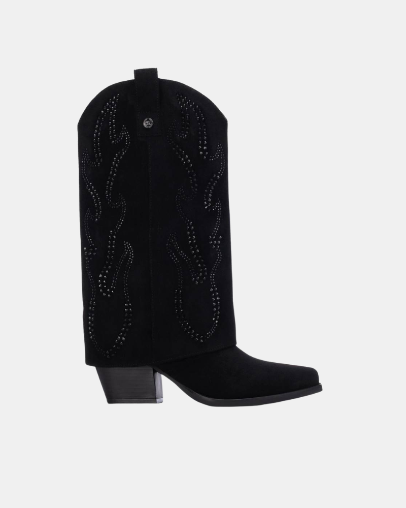 Botas Altas Cowboy Mujer XTI Negro 146097