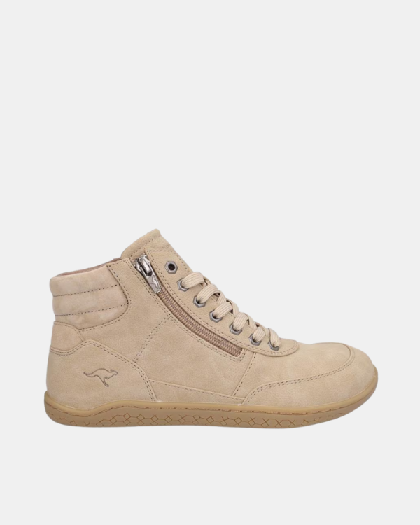 Botines Botas Barefoot Mujer KANGAROOS Beige K844 7