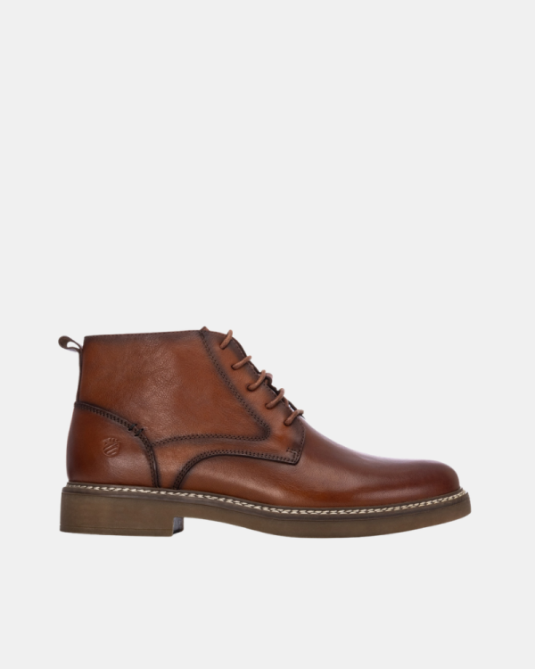 Botins Chelsea Baixos Homem Castanho 164202