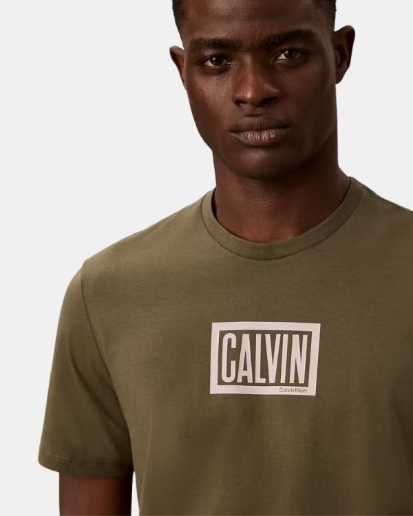 Camisetas Manga corta Hombre CALVIN KLEIN Verde LV04RH818GLI1