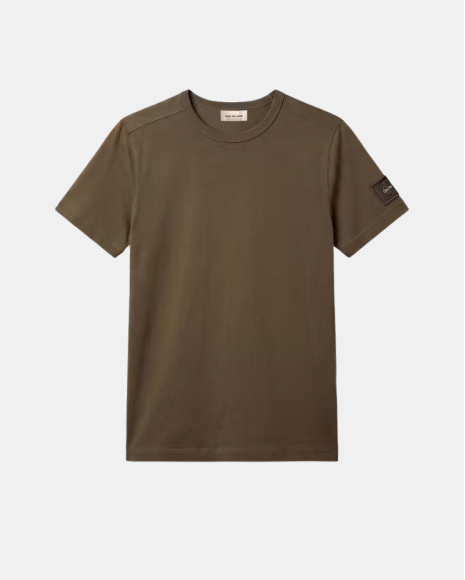 Camisetas de manga curta para homem CALVIN KLEIN Verde LV04RJ206GLI1