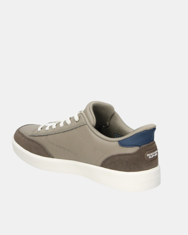 Zapatillas Hombre SKECHERS Taupe 211370 SLIP INS