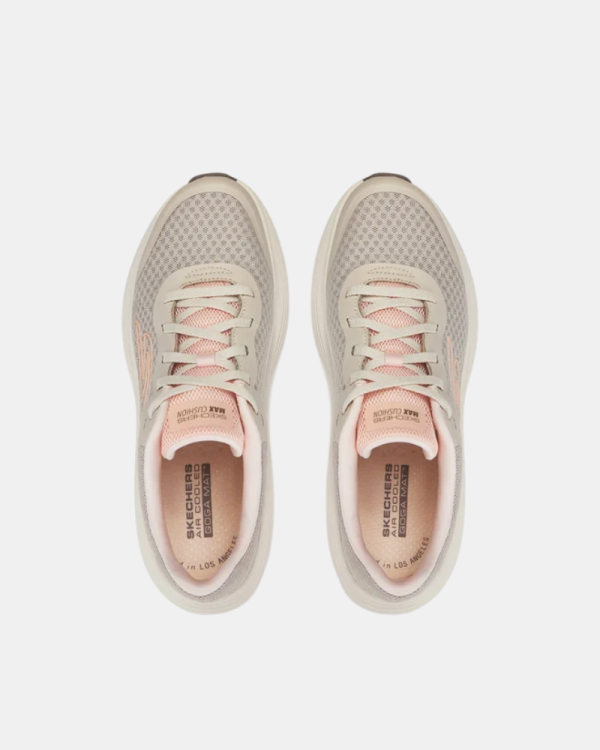 Zapatillas Mujer SKECHERS Beige 129470 MAX CUSHIONING