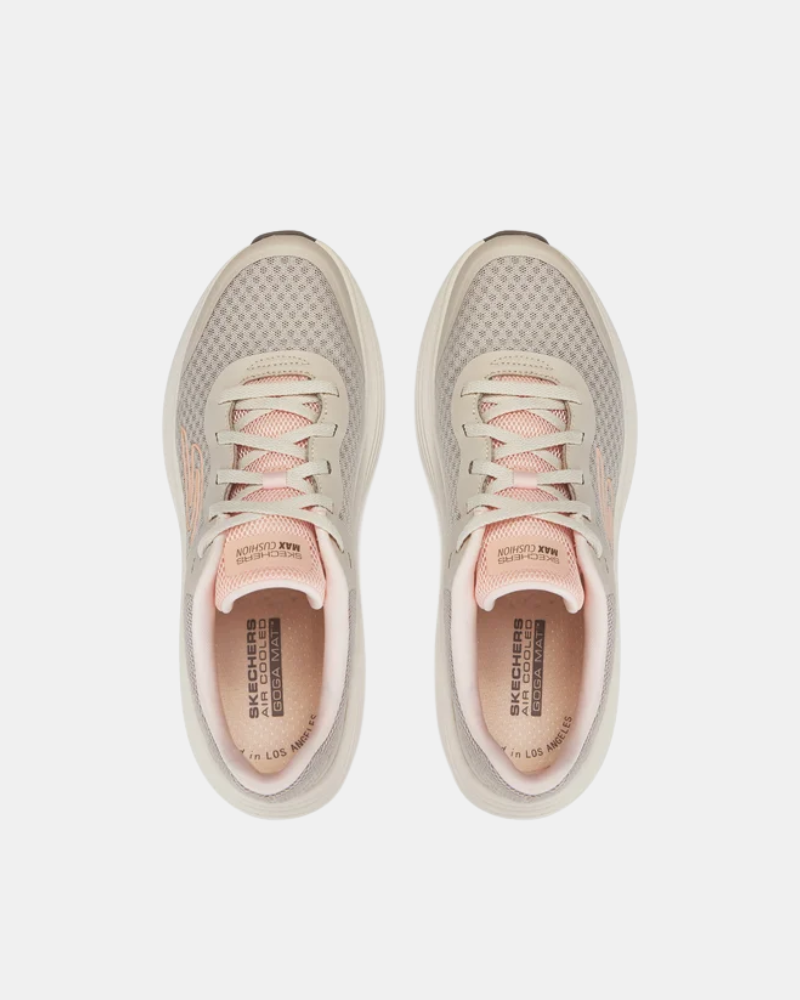 Zapatillas Mujer SKECHERS Beige 129470 MAX CUSHIONING
