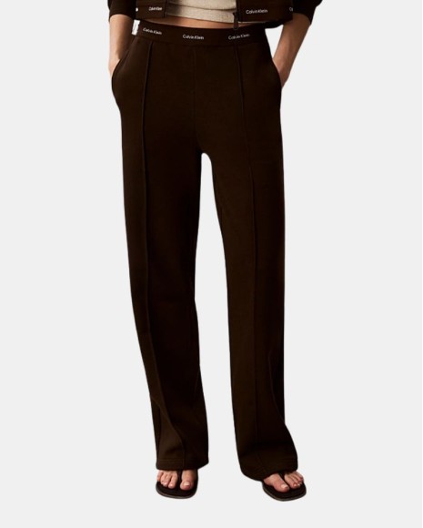 Pantalones Largos Chándal Mujer CALVIN KLEIN Marrón LV047G253GTO2