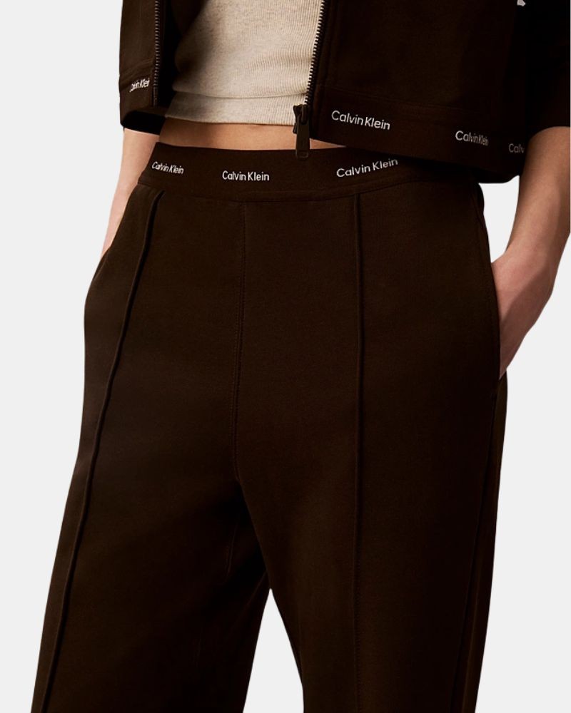 Pantalones Largos Chándal Mujer CALVIN KLEIN Marrón LV047G253GTO2