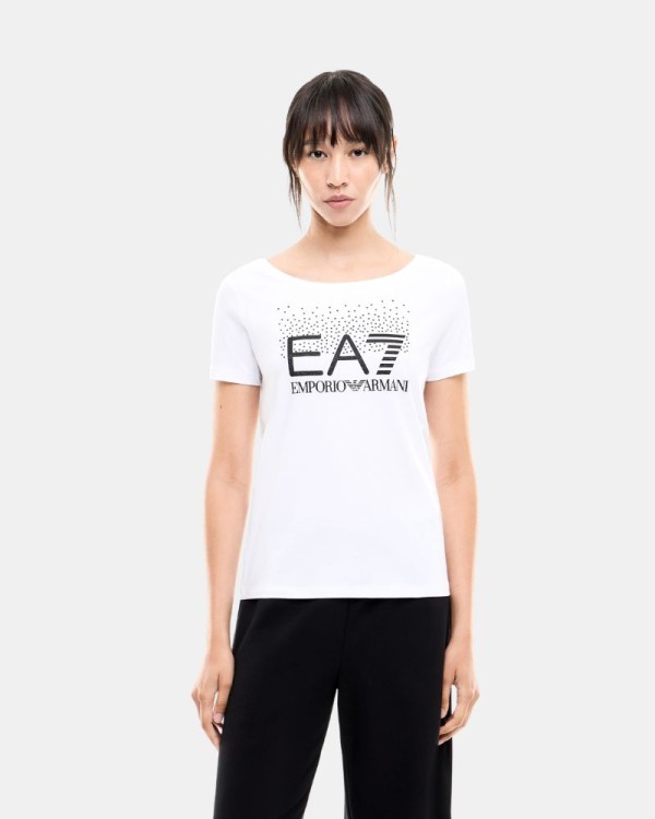 Camisetas Manga corta Mujer EA7 Blanco 7W001444 AF10373