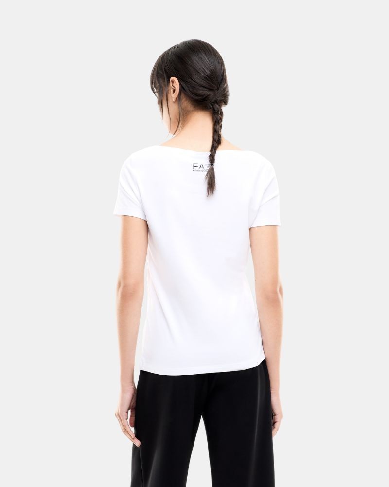 Camisetas Manga corta Mujer EA7 Blanco 7W001444 AF10373