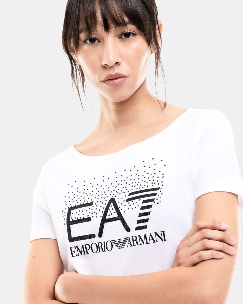Camisetas Manga corta Mujer EA7 Blanco 7W001444 AF10373