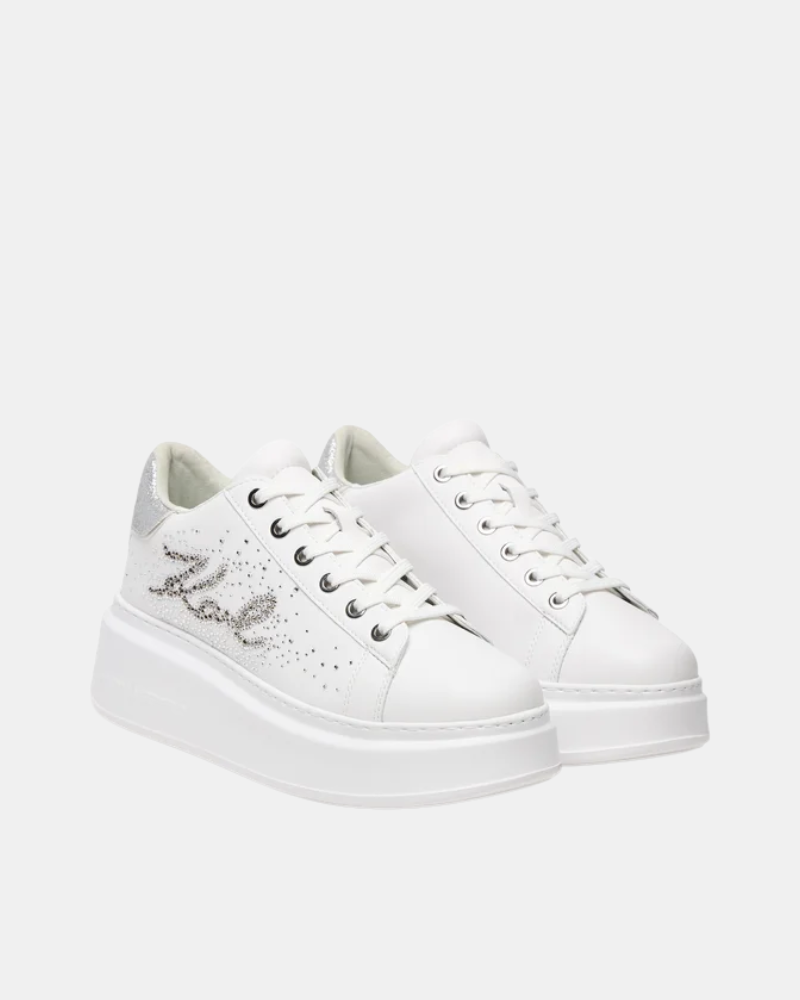 Sapatilhas Mulher Karl Lagerfeld Brancas KL63516S ANAKAPRI