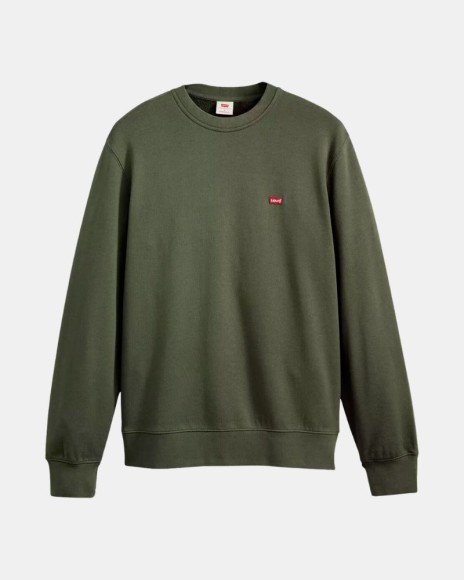 Camisola sem capuz Homem LEVIS Verde 000GZ 0010 ORIGINAL HM CREW